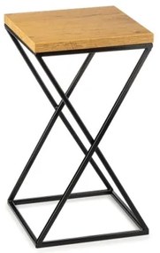 Portafiori LOFT 40x24 cm nero/marrone