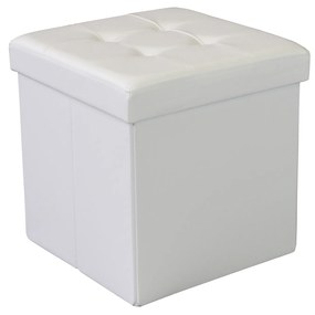 ZARA - pouf quadrato in ecopelle