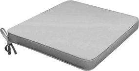 Cuscino Real Seduta 39x39x4 cm in Poliestere Grigio...