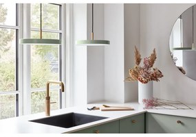 Lampada a sospensione LED verde chiaro con paralume in metallo ø 31 cm Asteria Nuance Mini - UMAGE