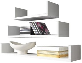 SET 3x Mensola TRIO bianco