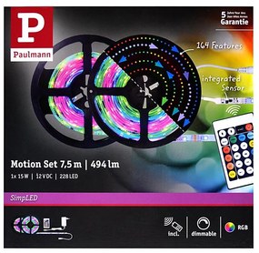 Paulmann 70514 - LED RGB/15W Striscia dimmerabile SIMPLED 7,5m 230V + +TC
