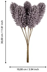Eglo 428209 - Fiore artificiale DEMING 30 cm viola