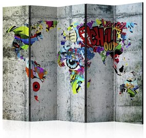 Paravento Graffiti World [Room Dividers]