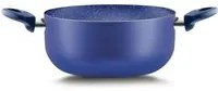 Casseruola blu due maniche bakelite diam 24 cm Silex Galaxy