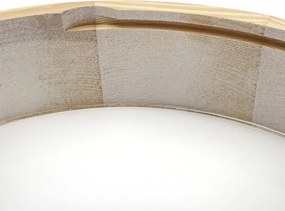 Plafoniera NATURAL 3xE27/15W/230V Ø 37,5 cm pino/bianco