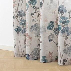 Tenda azzurra/color crema 135x250 cm Flosi – Restilo