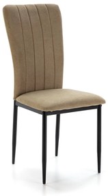 Set di sedie da pranzo kaki 4 pz Holly - Marckeric