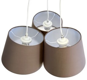 Briloner 4288-031 - Lampada a sospensione TELA 3xE27/40W