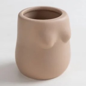 Vaso in ceramica Dorota Marrone nocciola - Sklum