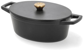 Pentola in ghisa con coperchio incluso adatta all'induzione 3,8 l – Holm