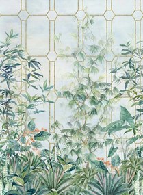 Osborne & Little Wandbild Katsura - Leaf Green