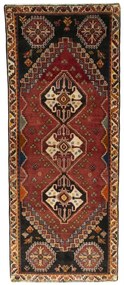 Shiraz Tappeto persiano 250x100 Rosso (Iran) Annodato A Mano