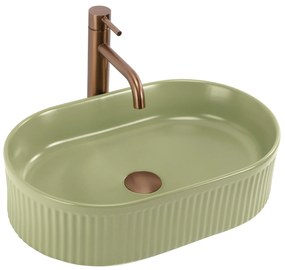 Lavabo da appoggio Rea Vanda Pistachio Matt