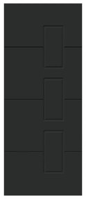 Pannello per porta d'ingresso P190 pellicolato pvc grigio L 92  x H 210.5 cm, Sp 6 mm apertura destra
