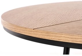 Tavolino KARIDA 41x80 cm beige/nero