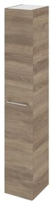 Colonna per mobile bagno Remix 1 anta P 33 x L 30 x H 173 cm rovere havana