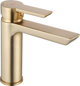 Rubinetto da lavabo Rea Argus GOLD BRUSH Low