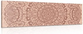 Quadro su tela – Mandala floreale