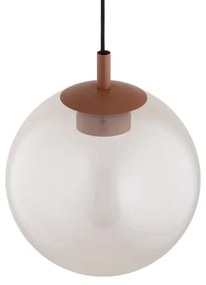 Argon 8829 - Lampadario a sospensione con filo SACRAMENTO 1xGX53/8W/230V limpido/marrone