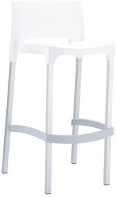 Sgabello Barhocker Gıo: Eleganza E Funzionalità Per Esterni / Weiß