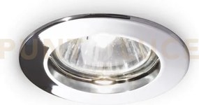 Jazz faretto da incasso cromo 1 luce attacco gu10 d.7,3cm