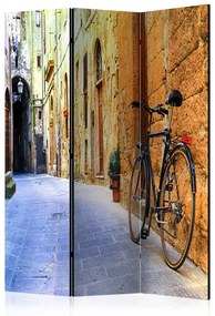 Paravento separè Vacanze in Italia - bicicletta su sfondo architettura