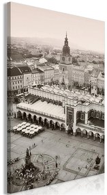 Quadro Cracow  Cloth Hall (1 Part) Vertical  Colore seppia, Dimensioni e Misure 60x90