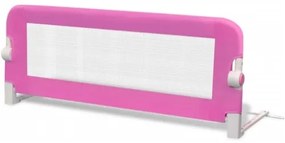 Sponde Letto per la Sicurezza dei Bambini 2 pz Rosa 102x42 cm