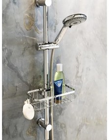 WENKO 25678100 - Cestino FLORESTA 24x14 cm argento