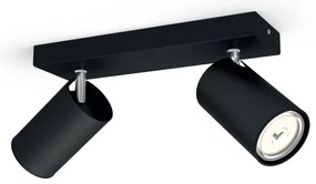 Philips 50592/30/PN - Faretto MYLIVING KOSIPO 2xGU10/5,5W/230V