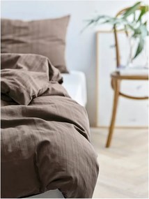 Set copripiumino e federa grigio tortora in tessuto damascato per letto singolo/per letto esteso 140x220 cm Noble – Södahl