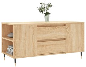 Tavolino Salotto Rovere Sonoma 102x44,5x50 cm Legno Multistrato