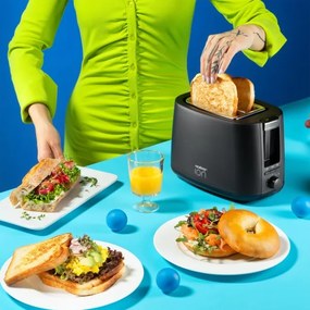 Niceboy ION Cruncher C1 - Tostapane a due fori e tostatore 750W/230V nero