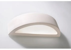 Sollux SL.0001 - Applique ATENA 1xE27/60W/230V 40,5 cm bianco