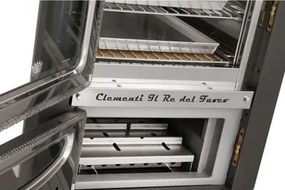 Forno A Legna Da Incasso 40x50 Cm Cottura Indiretta Smile Ramato Clementi