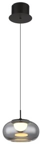 Globo 15744H - Lampadario LED a sospensione con filo QUINTARA LED/6W/230V nero
