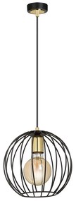 Sospensione Contemporanea Omoikane Acciaio Nero 1 Luce E27 Ip20