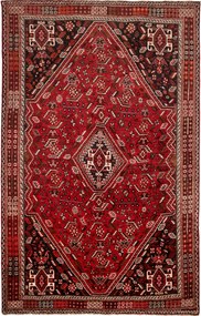 Shiraz Tappeto persiano 280x180 Rosso (Iran) Annodato A Mano