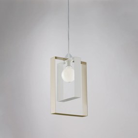 BeLight Duplo sospensione 1 luce Bianco/tortora