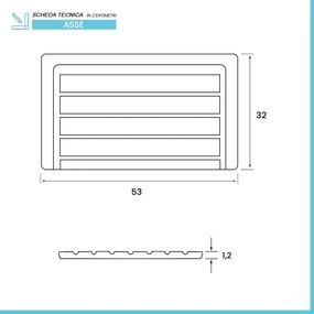 Asse di lavaggio per lavatoio in resina da 60 cm in legno di bamboo