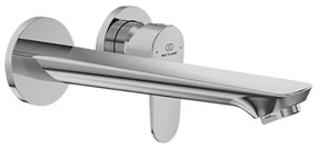 Rubinetto per lavabo a canna media getto laminare cristallino Cerafine O cromato lucido IDEAL STANDARD