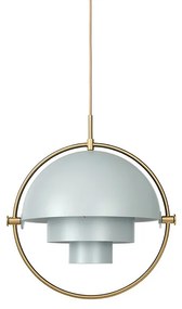 Multi-Lite Lampada a Sospensione Ø36 Ottone/Sea Grey - GUBI