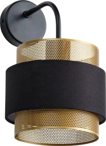 Osram - Lampada da parete DECOR HORNET 1xE27/10W/230V nero/oro