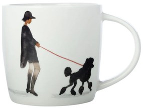 Tazza in porcellana bianca 400 ml Fashion Poodle - Maxwell &amp; Williams