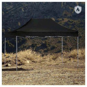 Gazebo 3x4,5 Master Ignifugo - Nero