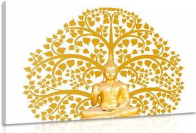 Stampa su tela – Buddha con albero della vita