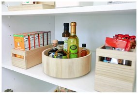 Organizzatore da cucina girevole in legno di paulownia Tall, ø 26,7 cm Eco - iDesign