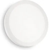 Applique Moderna Round Universal Alluminio-Plastiche Bianco Led 25W 3000K D30