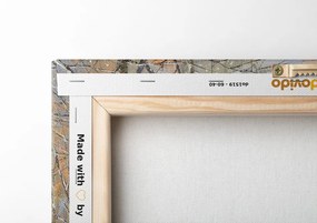 Quadro su tela – Viale alberato autunnale